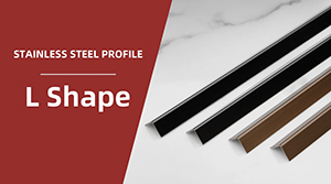 Decorative Stainless Steel L Profile Section